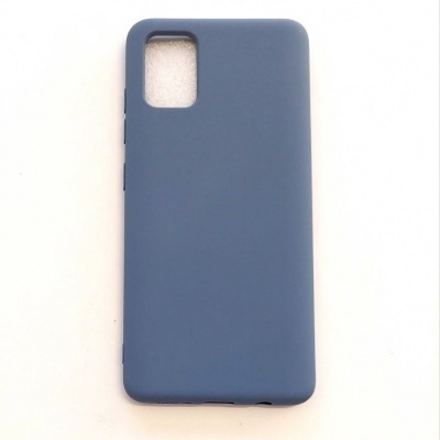 Capa Silicone Samsung Galaxy A51 4G Azul Reforçada