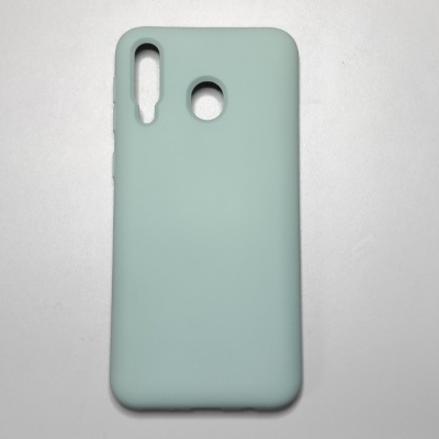 Capa Silicone Samsung Galaxy M30 Ciano Reforçada