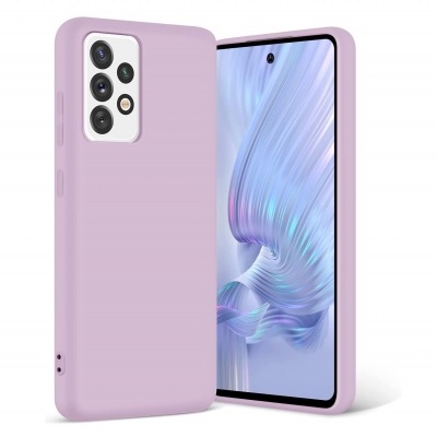 Capa Silicone Samsung Galaxy A52/A52 5G/A52s 5G Lilás Reforçada