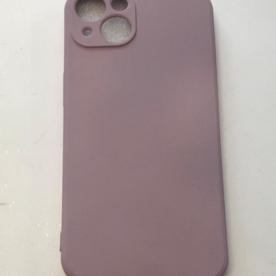 Capa Silicone iPhone 13 Lilás Reforçada