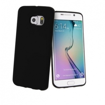 Capa Silicone Samsung Galaxy S6 Preta