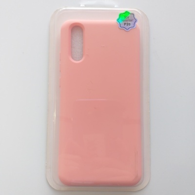 Capa Silicone Huawei P20 Rosa Reforçada