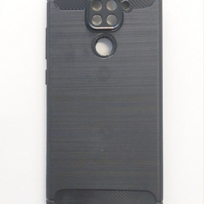 Capa Silicone Xiaomi Redmi Note 9 Preta Reforçada