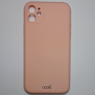 Capa Silicone iPhone 11 Rosa Reforçada