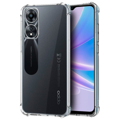 Capa Silicone Oppo A78 5G Transparente Reforçada