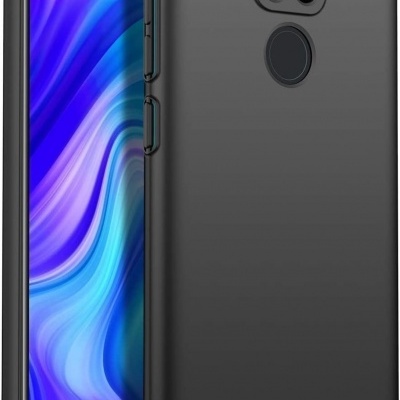 Capa Silicone Xiaomi Redmi Note 9 Preta Reforçada