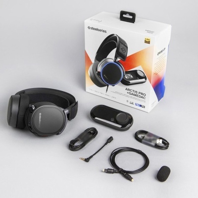 Headset SteelSeries Arctis Pro Preto + GameDAC