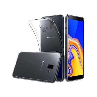 Capa Silicone Samsung Galaxy J6 Plus Transparente