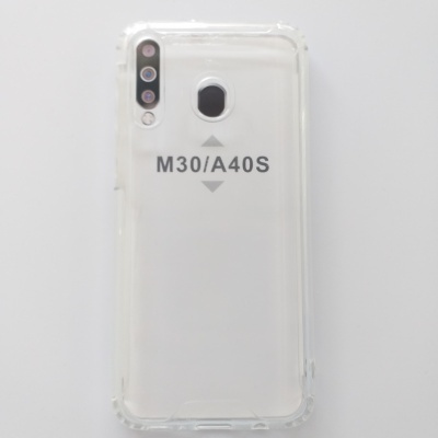 Capa Silicone Samsung Galaxy M30 Transparente Reforçada