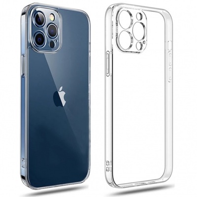 Capa Silicone iPhone 15 Pro Max Transparente Reforçada