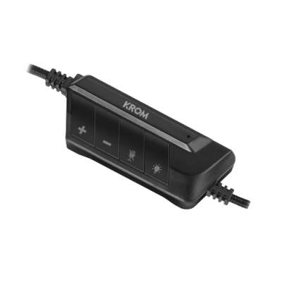 Headset Krom Konor Ultimate 7.1 Gaming PC/PS4/PS5 Preto