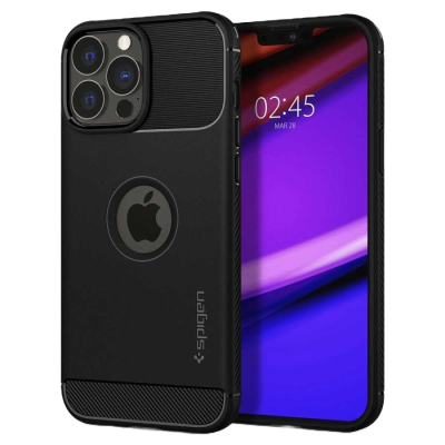 Capa Spigen Rugged Armor iPhone 13 Pro Preta