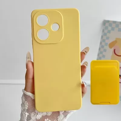 Capa Silicone Oppo A40 Amarela Reforçada