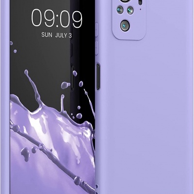 Capa Silicone Xiaomi Redmi Note 10 4G/ Redmi Note 10s Lilás Reforçada
