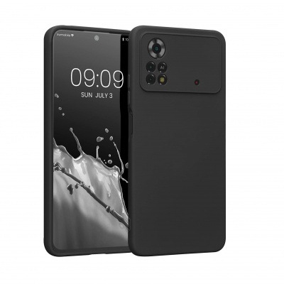 Capa Silicone Xiaomi Poco X4 Pro 5G Preta Reforçada