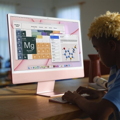 Apple iMac 24" | M1 CPU 8‑core, GPU 8-core | SSD 256GB | 8GB RAM | Rosa