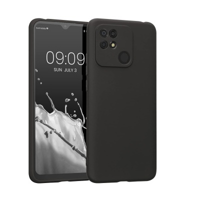 Capa Silicone Xiaomi Redmi 10C Preta Reforçada