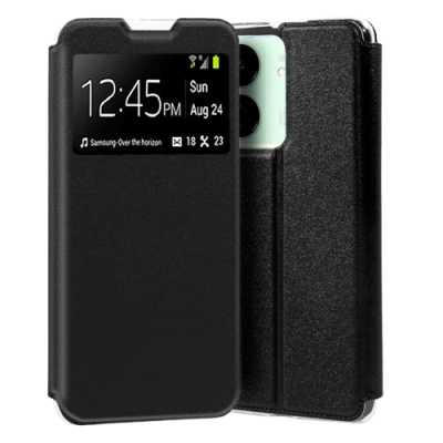 Capa Livro Xiaomi Redmi 13C / Poco C65 Preta