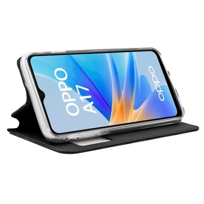Capa Livro Oppo A17 Preta