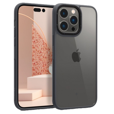 Capa Spigen Caseology Skyfall iPhone 14 Pro Matte Preta