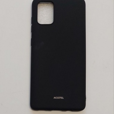 Capa Silicone Samsung Galaxy A71 Preta Reforçada