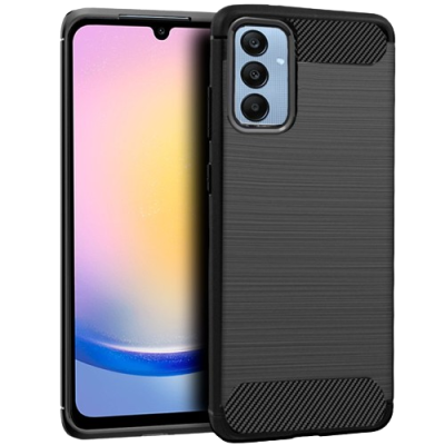 Capa Silicone Samsung Galaxy A25 Preta Reforçada