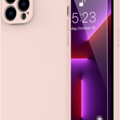 Capa Silicone iPhone 13 Pro Nude Reforçada