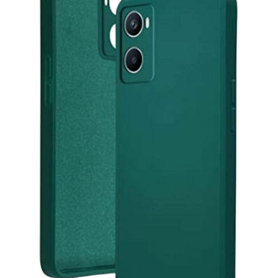 Capa Silicone Oppo A96 / A76 / A36 Verde Reforçada