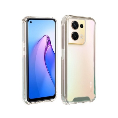 Capa Silicone Oppo Reno 8 5G Transparente Reforçada