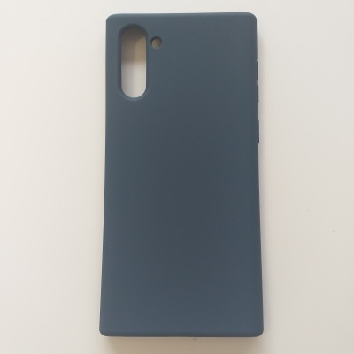 Capa Silicone Samsung Galaxy Note 10 Azul Reforçada