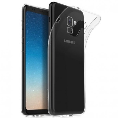 Capa Silicone Samsung Galaxy A8 2018 Transparente