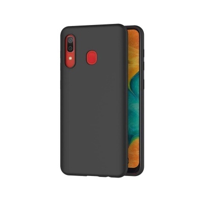 Capa Silicone Samsung Galaxy A20 / A30 Preta
