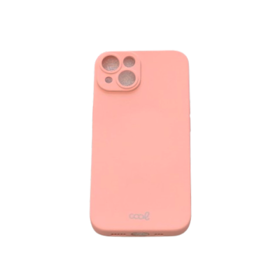 Capa Silicone iPhone 14 Rosa Reforçada