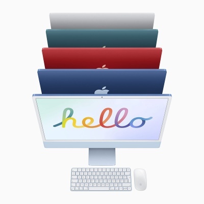 Apple iMac 24" | M1 CPU 8‑core, GPU 8-core | SSD 256GB | 8GB RAM | Rosa