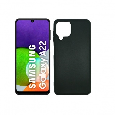 Capa Silicone Samsung Galaxy A22 4G Preta