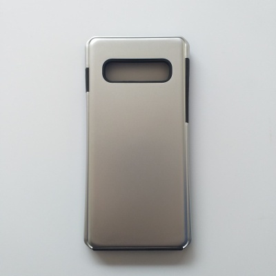 Capa Silicone Samsung Galaxy S10 Prateada