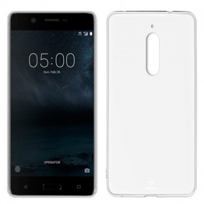 Capa Silicone Nokia 5 Transparente Baça