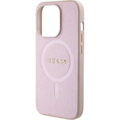 Capa iPhone 15 Pro Rosa Guess com Magsafe