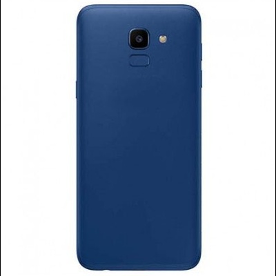 Capa Silicone Samsung Galaxy J6 Plus Azul Reforçada