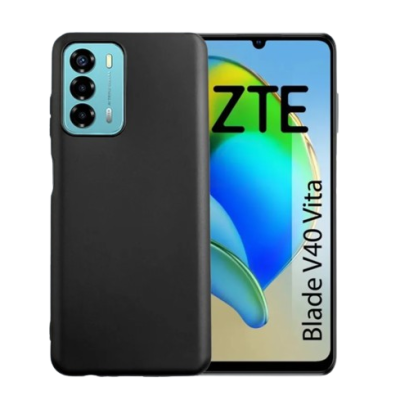 Capa Silicone ZTE Blade V40 Vita / Blade A72 4G Preta