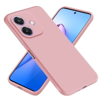 Capa Silicone Oppo A40 Rosa Nude Reforçada