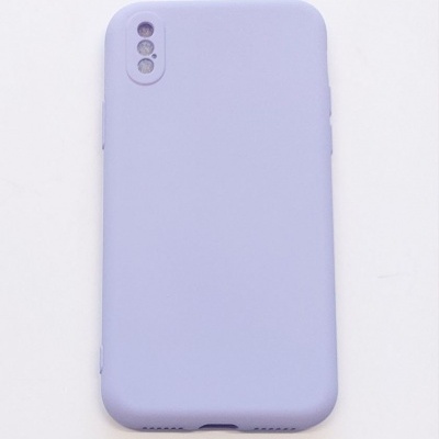 Capa Silicone iPhone X/XS Lilás Reforçada