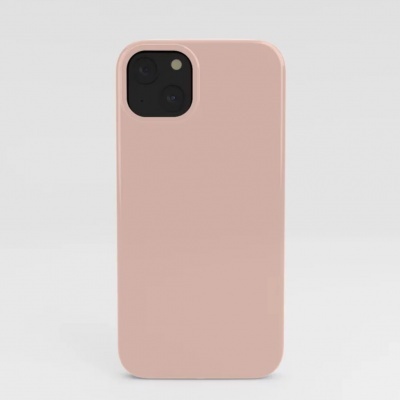 Capa Silicone iPhone 14 Plus Nude Reforçada