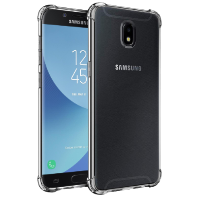 Capa Silicone Samsung Galaxy J3 2017 Transparente Reforçada