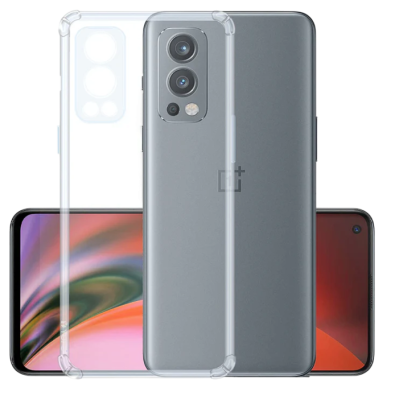 Capa Silicone OnePlus Nord 2 5G Transparente Reforçada