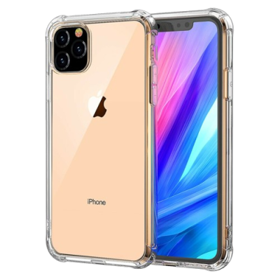 Capa Silicone iPhone 11 Pro Max Transparente Reforçada
