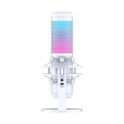 Microfone HyperX QuadCast S Gaming USB Branco