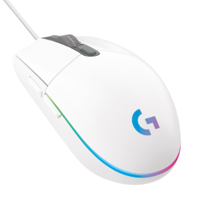 Rato Óptico Logitech G203 Lightsync RGB 8000DPI Branco