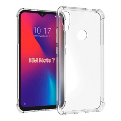 Capa Silicone Xiaomi Redmi Note 7 Transparente Reforçada