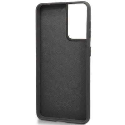 Capa Silicone Samsung Galaxy S21 Ultra Cinza Escuro Reforçada